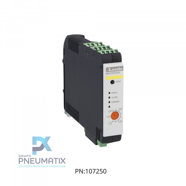 MODULO PARTIDA ELETRONICA E PROT. TERMICA P/ MOTORES (STO) TENSAO 500VAC 7A CONTR. 24VCC REF. ME070FSD024 LOVATO MODULO PARTIDA ELETRONICA E PROT. TERMICA P/ MOTORES (STO) TENSAO 500VAC 7A CONTR. 24VCC REF. ME070FSD024 LOVATO