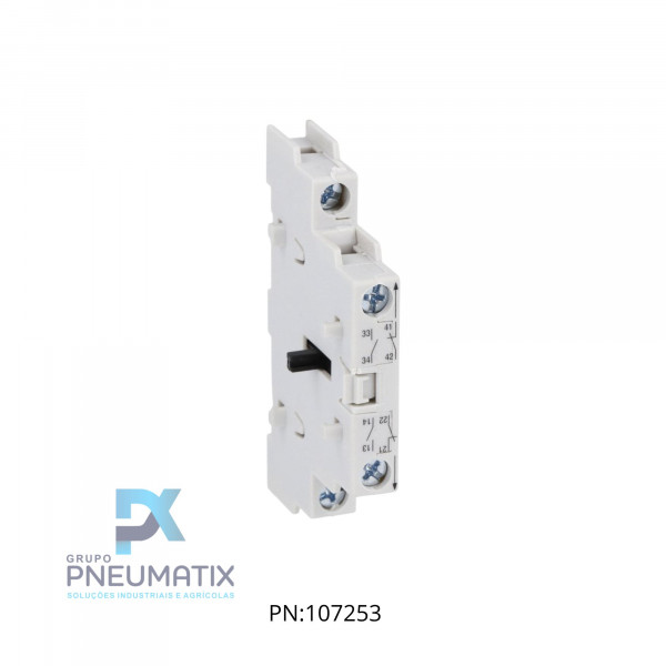 BLOCO CONTATO AUXILIAR 1NA+1NF P/ SECCIONADORA LINHA GA REF.GAX1011A LOVATO BLOCO CONTATO AUXILIAR 1NA+1NF P/ SECCIONADORA LINHA GA REF.GAX1011A LOVATO