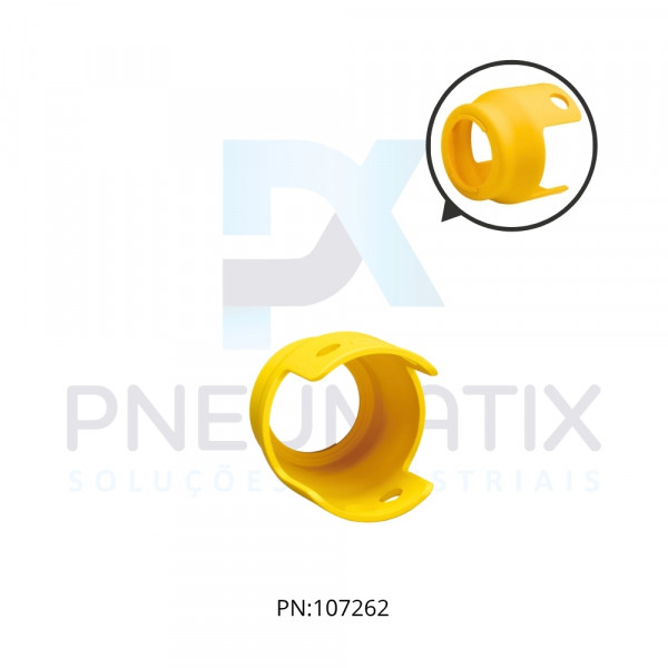 PROTECAO PLASTICA AMARELA P/ BOTOES SERIE PLATINUN REF. LPXAU158 LOVATO