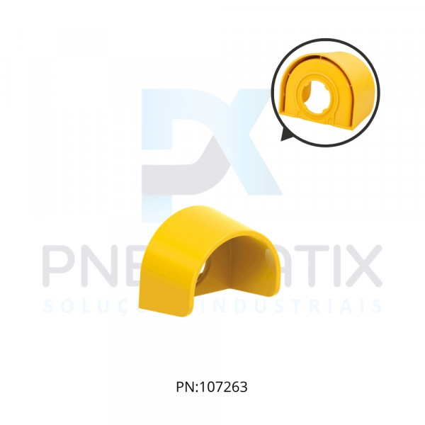 PROTECAO PLASTICA AMARELA P/ BOTOES SERIE PLATINUN REF. LPXAU159 LOVATO