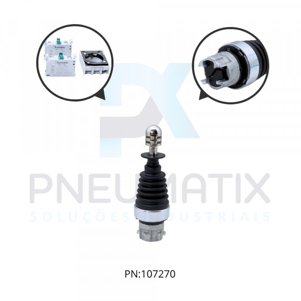 ACIONADOR TIPO JOYSTICK 2 POSICOES MOVEL 2 NA IP67 REF. LPSJ210 LOVATO ACIONADOR TIPO JOYSTICK 2 POSICOES MOVEL 2 NA IP67 REF. LPSJ210 LOVATO