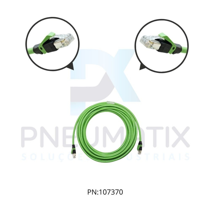 CABO C/CONECTOR 10MTS RJ45 + RJ45 CAT 5E COR VERDE PVC 774301-8001000 MURRELEKTRONIK CABO C/CONECTOR 10MTS RJ45 + RJ45 CAT 5E COR VERDE PVC 774301-8001000 MURRELEKTRONIK