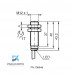 SENSOR IND.CIL.DIAM.12MM Sn:4MM FAC.ALIM.10-30VDC NPN NA CABO 2MTS NBB4-12GM40-E0 PN:326161-0024 PEPPERL