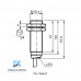 SENSOR IND.CIL.DIAM.18MM Sn:5MM FAC.ALIM.10-30VDC PNP NA/NF CABO 2MTS NBB5-18GM50-A2 PN:326161-0108 PEPPERL