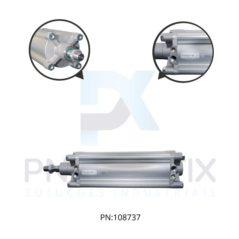 CILINDRO PNEUM.ISO D.A MAG.PERFILADO DIAM.125MM X CURSO 300MM PRA/802125/M/300 NORGREN CILINDRO PNEUM.ISO D.A MAG.PERFILADO DIAM.125MM X CURSO 300MM PRA/802125/M/300 NORGREN