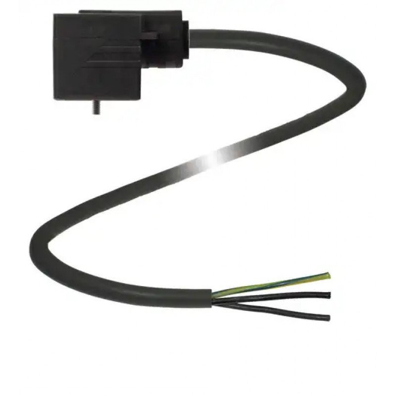 CABO C/CONECTOR 2MTS P/VALVULA FORM.RETO A 2+PE COR PRETO VMA-2+P/Z2-2M-PUR PN:456828 PEPPERL