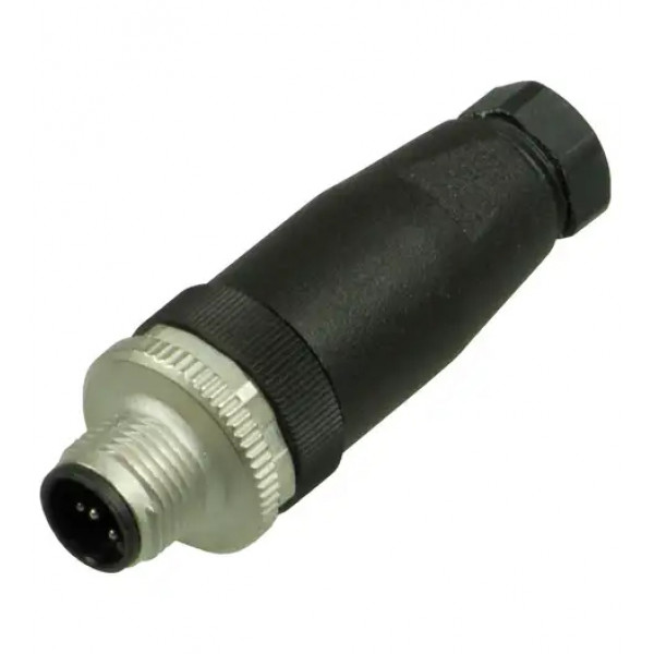 CONECTOR MACHO RETO M12 5 POLOS PARAFUSAVEL IP67 FIO 0,75MM TENSAO MAX.125VAC/VCC 4A MAX.V15S-G-PG9 PN:115060 PEPPERL