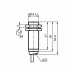 SENSOR IND.CIL.DIAM.18MM Sn:5MM FAC.ALIM.10-30VDC PNP NA CABO 2MTS NBB5-18GM50-E2 PN:326161-0105 PEPPERL