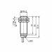 SENSOR IND.CIL.DIAM.18MM Sn:8MM FAC.ALIM.10-30VDC PNP NA CABO 2MTS NBB8-18GM50-E2 PN:326161-0088 PEPPERL