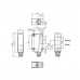SENSOR FOTOEL.RETAN.Sn:300MM TP.DIFUSO ALIM10-30VDC NA/NF IO-LINK M8 OBT300-R100-2EP-IO-V31-L PN:267075-0059 PEPPERL