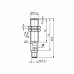 SENSOR CAPACITIVO CIL.DIAM.18MM Sn:8MM FAC.ALIM.10-30VDC PNP NA M12 CBB8-18GK75-E2-V1 PN:237039 PEPPERL