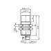 SENSOR CAPACITIVO CIL.DIAM.30MM Sn:15MM N.FAC.ALIM.10-60VDC PNP NA M12 CCN15-30GS60-E2-V1 PN:189963 PEPPERL
