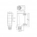 SENSOR FOTOELETRICO RETROREFLEXIVO RETANGULAR ALIM.10-30VDC ML100-55/95/102 PN:210535 PEPPERL