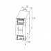 FONTE CHAVEADA MONOFASICA EMPARRO ALIM.90-265VAC/VDC SAIDA 24VCC CORRENTE 5A ME85440 MURRELEKTRONIK