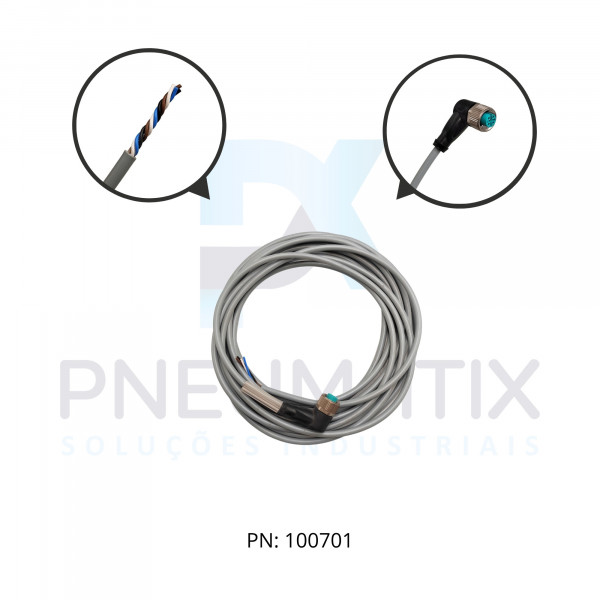 CABO C/CONECTOR 5MTS FEMEA ANGULAR M12 4 POLOS COR CINZA PVC V1-W-5M-PVC PN:032798 PEPPERL CABO C/CONECTOR 5MTS FEMEA ANGULAR M12 4 POLOS COR CINZA PVC V1-W-5M-PVC PN:032798 PEPPERL