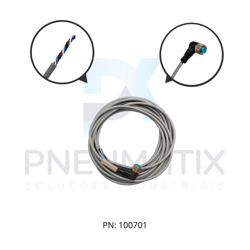 CABO C/CONECTOR 5MTS FEMEA ANGULAR M12 4 POLOS COR CINZA PVC V1-W-5M-PVC PN:032798 PEPPERL CABO C/CONECTOR 5MTS FEMEA ANGULAR M12 4 POLOS COR CINZA PVC V1-W-5M-PVC PN:032798 PEPPERL
