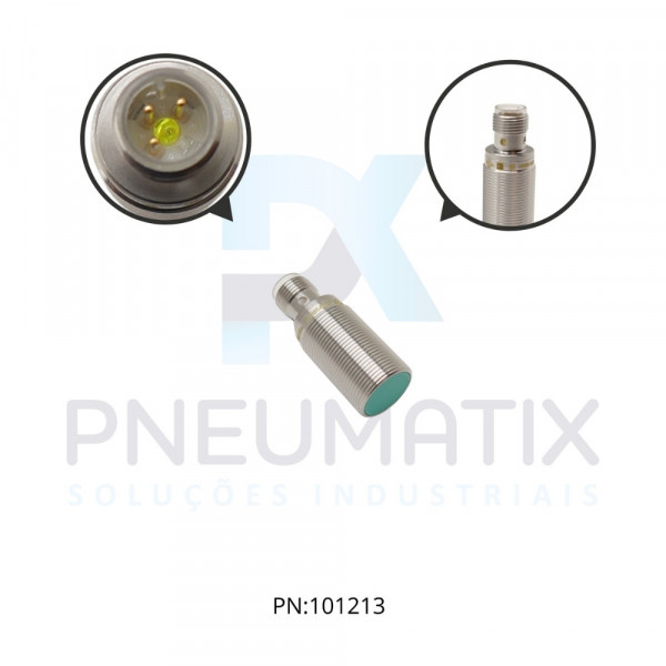 SENSOR IND.CIL.DIAM.18MM Sn:8MM FAC.ALIM.10-30VDC PNP NF M12 NBB8-18GM30-E3-V1 PN:326161-0097 PEPPERL SENSOR IND.CIL.DIAM.18MM Sn:8MM FAC.ALIM.10-30VDC PNP NF M12 NBB8-18GM30-E3-V1 PN:326161-0097 PEPPERL