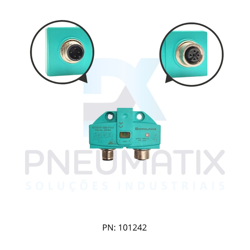 SENSOR IND.MONITOR VALVULA Sn:3MM FAC.NA/NF M12 ALIM.F.SOL.NCN3-F31-B3B-V1-V1 PN:226325 PEPPERL SENSOR IND.MONITOR VALVULA Sn:3MM FAC.NA/NF M12 ALIM.F.SOL.NCN3-F31-B3B-V1-V1 PN:226325 PEPPERL