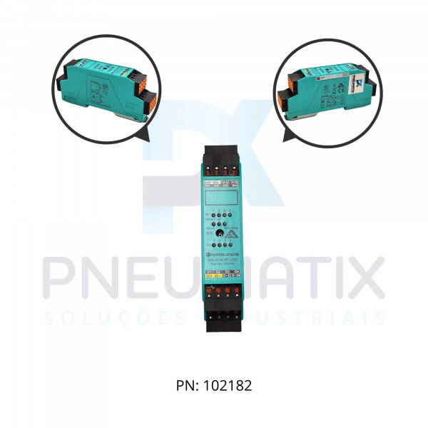 MODULO AS-I DIGITAL 4DI-4DO ALIM.20-30VDC PNP VBA-4E4A-KE1-Z/E2 PN:254246 PEPPERL