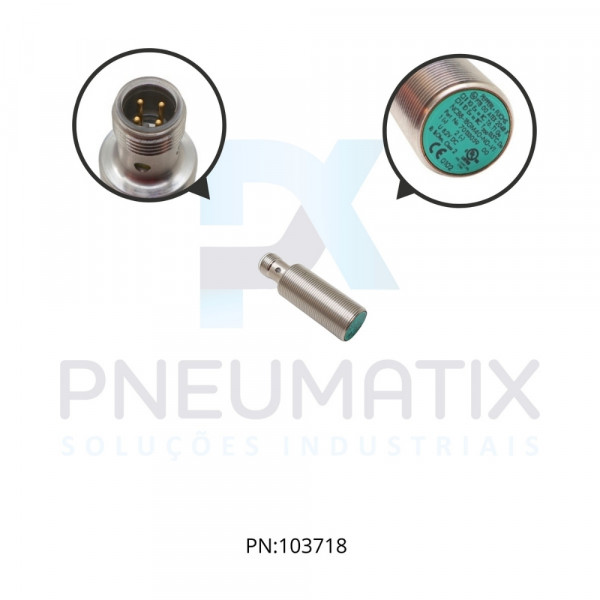 SENSOR IND.CIL.DIAM.18MM Sn:8MM NAMUR 2 FIOS NF NCB8-18GM40-N0-V1 PN:181089 PEPPERL