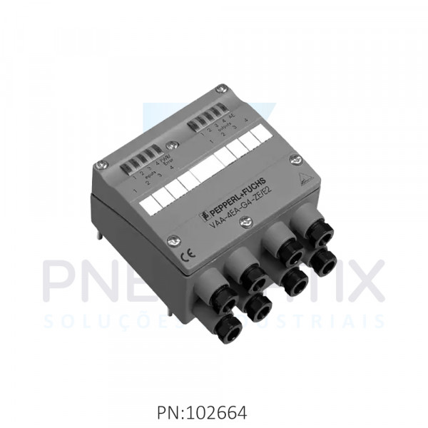 MODULO AS-I DIGITAL 4DI-4DO ALIM.24VDC PNP VBA-4E4A-G4-ZE/E2 PN:188590 PEPPERL