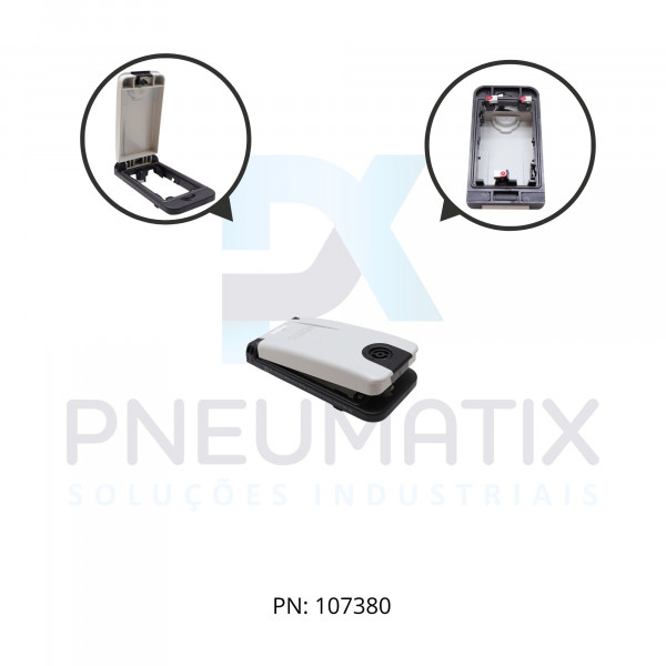 MOLDURA SIMPLES PRETA C/TAMPA PLASTICA CINZA MODLINK MSDD  468514-0000003 MURRELEKTRONIK