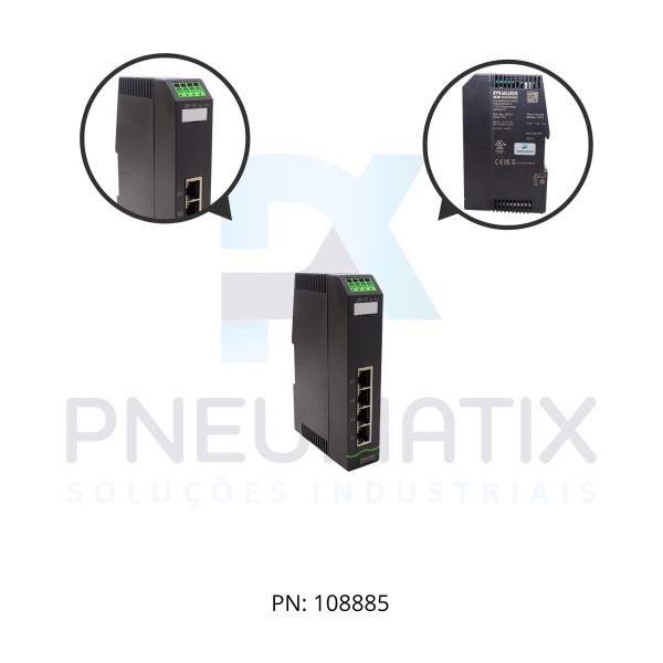 SWITCH NAO GERENCIAVEL 4 PORTAS  XELITY 4TX ME58810 MURRELEKTRONIK