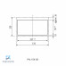 MOLDURA METALICA C/TAMPA PLASTICA DUPLA 468223-0000000 MURRELEKTRONIK