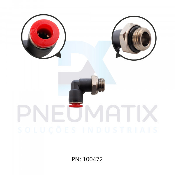 CONEXAO COTOVELO MACHO PLASTICA 06MM X R.1/4 BSPP C02470628 NORGREN