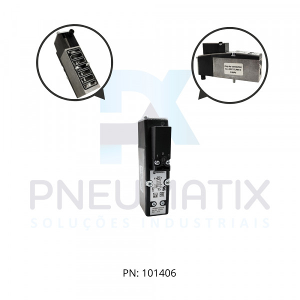 VALVULA ISO 15407-2 5/2 S.SOL.24VCC VS26S517DF213A NORGREN