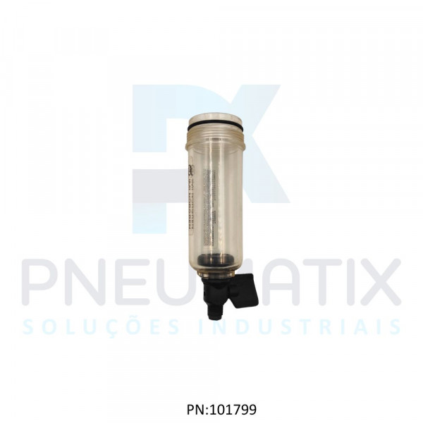 COPO PLASTICO C/DRENO MANUAL KIT 9225KIT-50 NORGREN