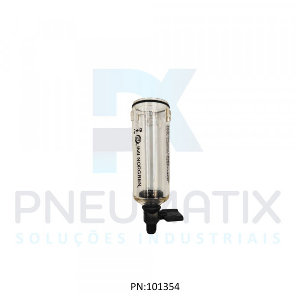 COPO POLICARBONATO CURTO DRENO MANUAL LINHA 72 4266-50RF NORGREN