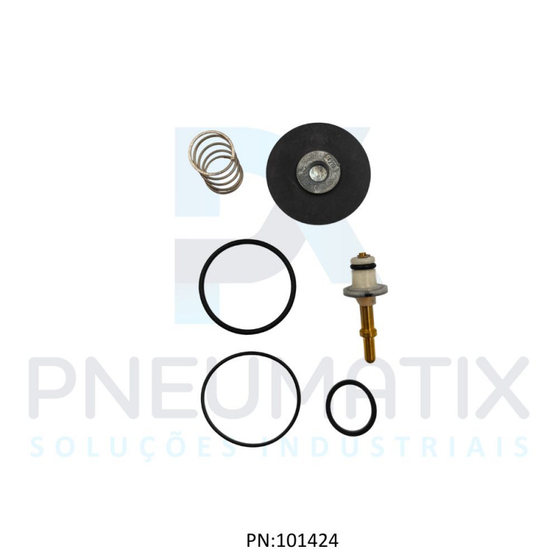 KIT REPARO S/ALIVIO P/FILTRO REGULADOR SERIE B72 4383-501 NORGREN