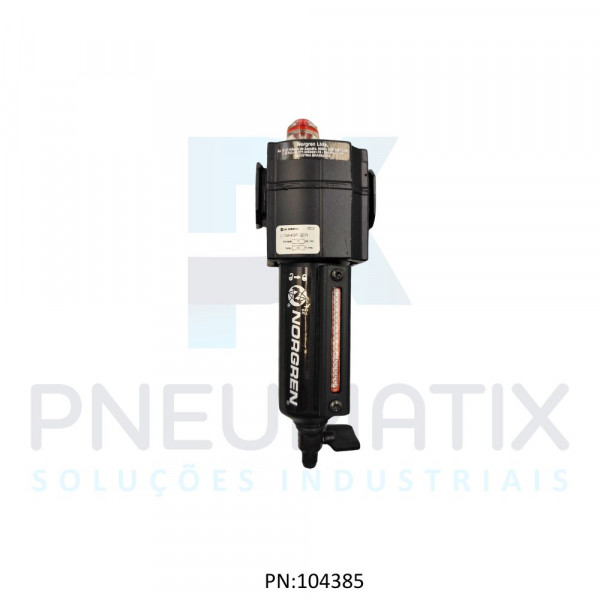 LUBRIFICADOR MICRO-FOG R.1/2 BSPP COPO METALICO L73M-4GP-QDN NORGREN