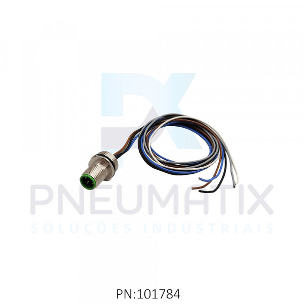 CONECTOR MACHO RETO M12 5P.RABICHO 50CM IP67 713521-9720050 MURRELEKTRONIK