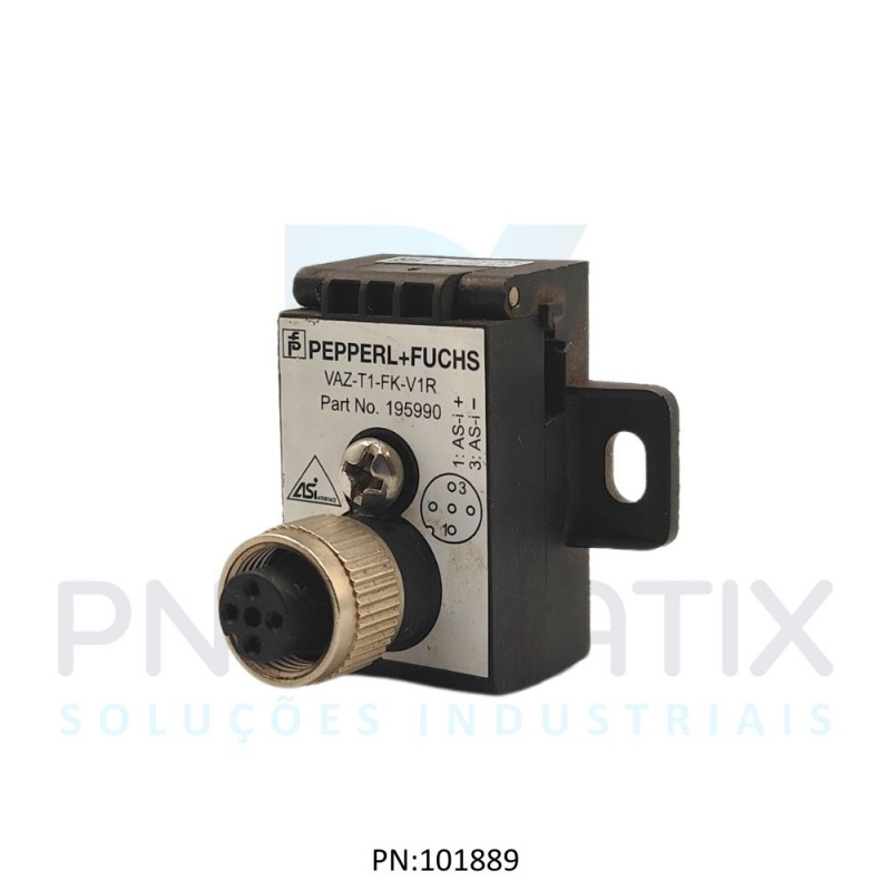 DERIVADOR VAMPIRO REDE AS-I CONECTOR RETO M12 FEMEA VAZ-T1-FK-V1R PN:195990 PEPPERL