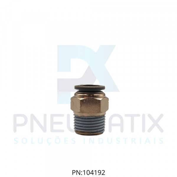 CONEXAO RETA MACHO PLASTICA 1/2 X R 1/2 NPT C24250748 NORGREN