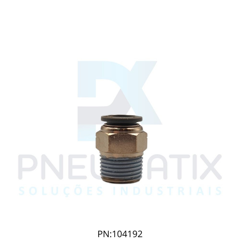 CONEXAO RETA MACHO PLASTICA 1/2 X R 1/2 NPT C24250748 NORGREN