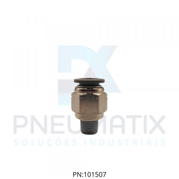 CONEXAO RETA MACHO METALICO 3/8 OD X R.1/8 NPT C24250618 NORGREN