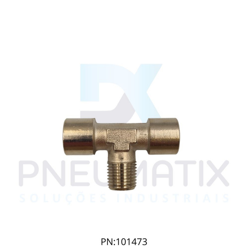 CONEXAO T MACHO 1/4 BSPT X 1/4 BSPP FEMEA 150690028 NORGREN