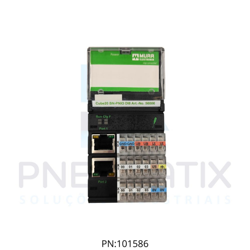 NO DE REDE CUBE20 PROFINET 8DI ME56006 MURRELEKTRONIK