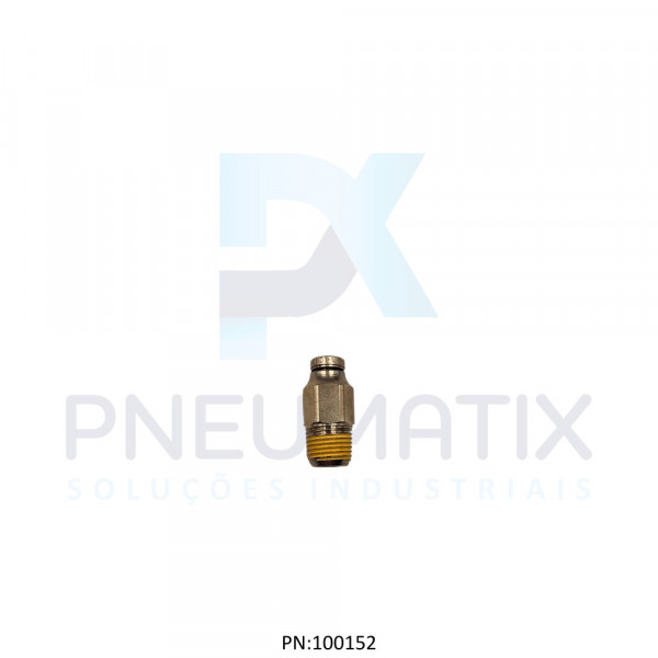 CONEXAO RETA MACHO METALICA 04MM X R.1/8 BSPT 101250418 NORGREN