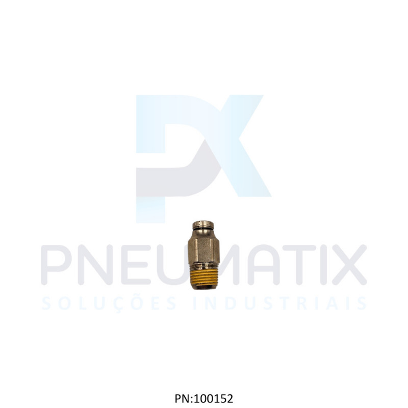 CONEXAO RETA MACHO METALICA 04MM X R.1/8 BSPT 101250418 NORGREN