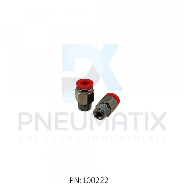 CONEXAO RETA MACHO PLASTICA 06MM X R.1/8 BSPT C01250618 NORGREN