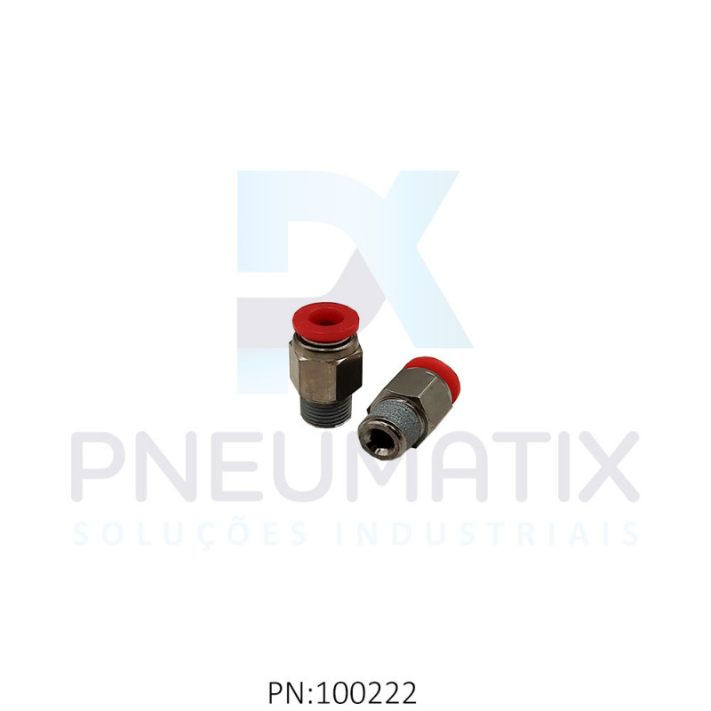 CONEXAO RETA MACHO PLASTICA 06MM X R.1/8 BSPT C01250618 NORGREN