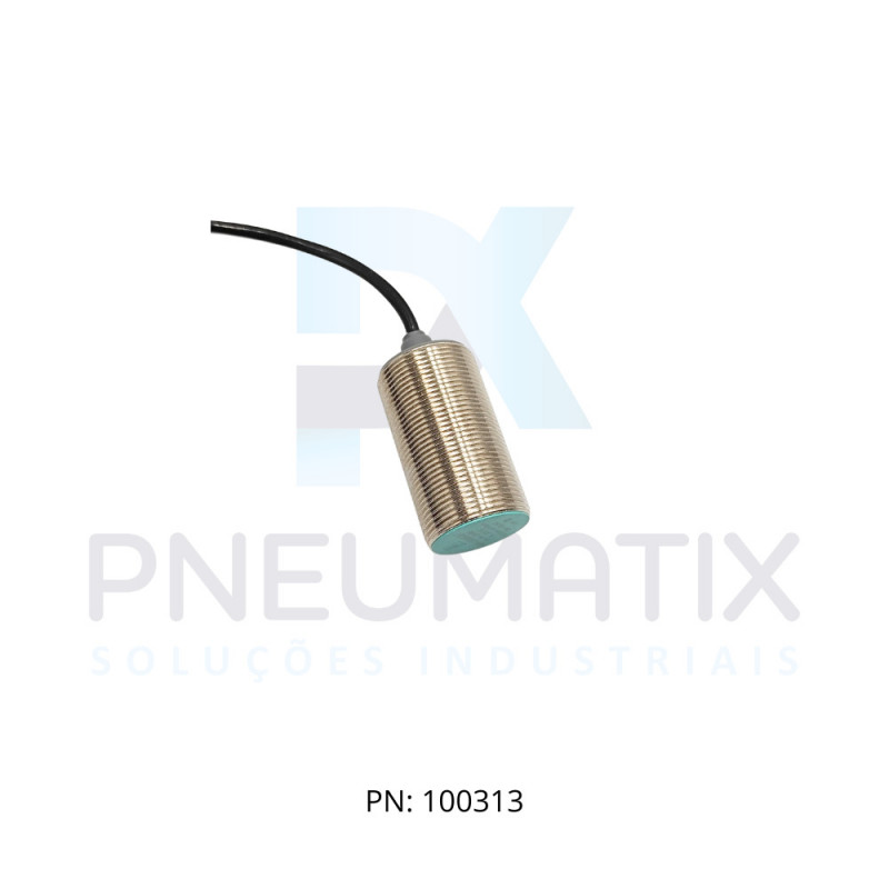 SENSOR IND.CIL.DIAM.30MM Sn:10MM FAC.ALIM.10-30VDC T.MAX.100OC 2F NA CABO 2MTS NBB10-30GM50-Z0-T PN:236495 PEPPERL