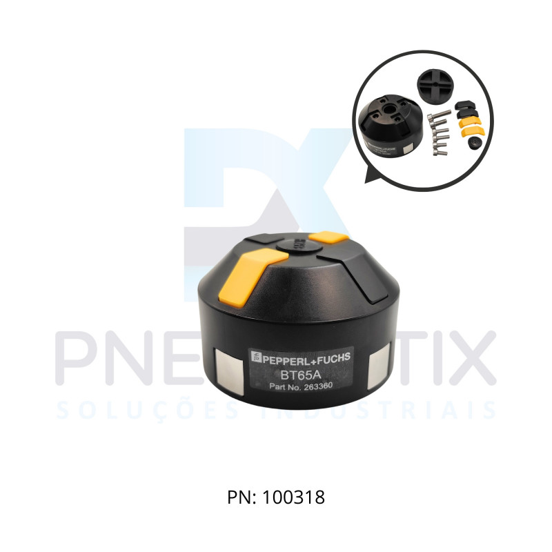 ATIVADOR P/MONITOR VALVULA LINHA F31 PADRAO 30MMX80MM BT65A PN:263360 PEPPERL