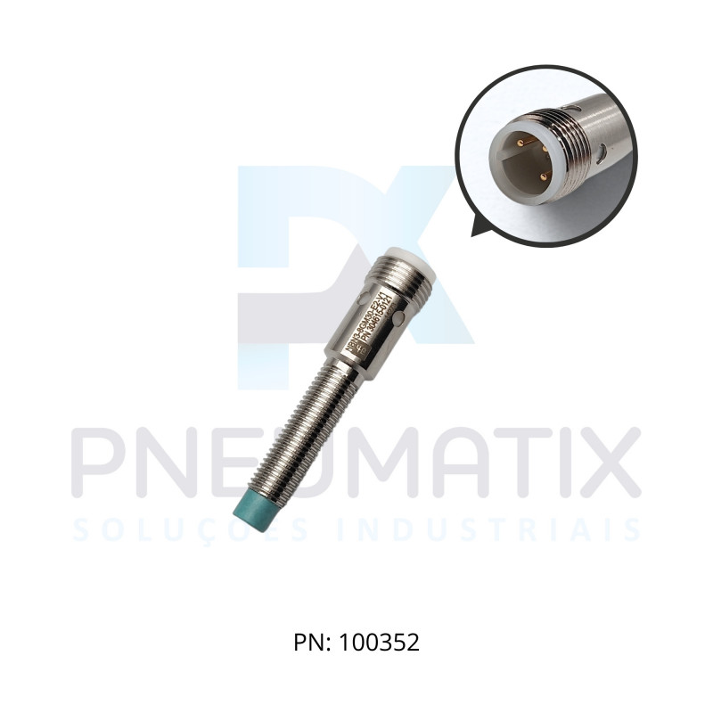 SENSOR IND.CIL.DIAM.8MM Sn:3MM N.FAC.ALIM.10-30VDC PNP NA M12 NBN3-8GM30-E2-V1 PN:304615-0121 PEPPERL SENSOR IND.CIL.DIAM.8MM Sn:3MM N.FAC.ALIM.10-30VDC PNP NA M12 NBN3-8GM30-E2-V1 PN:304615-0121 PEPPERL