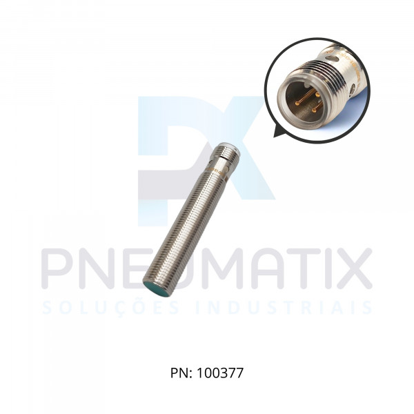 SENSOR IND.CIL.DIAM.12MM Sn:4MM FAC.ALIM.10-30VDC PNP NA M12 NBB4-12GM50-E2-V1 PN:326161-0001 PEPPERL