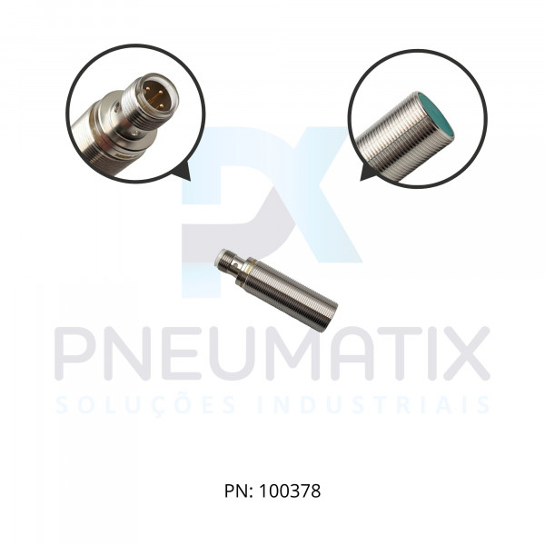 SENSOR IND.CIL.DIAM.18MM Sn:5MM FAC.ALIM.10-30VDC PNP NA M12 NBB5-18GM50-E2-V1 PN:326161-0104 PEPPERL